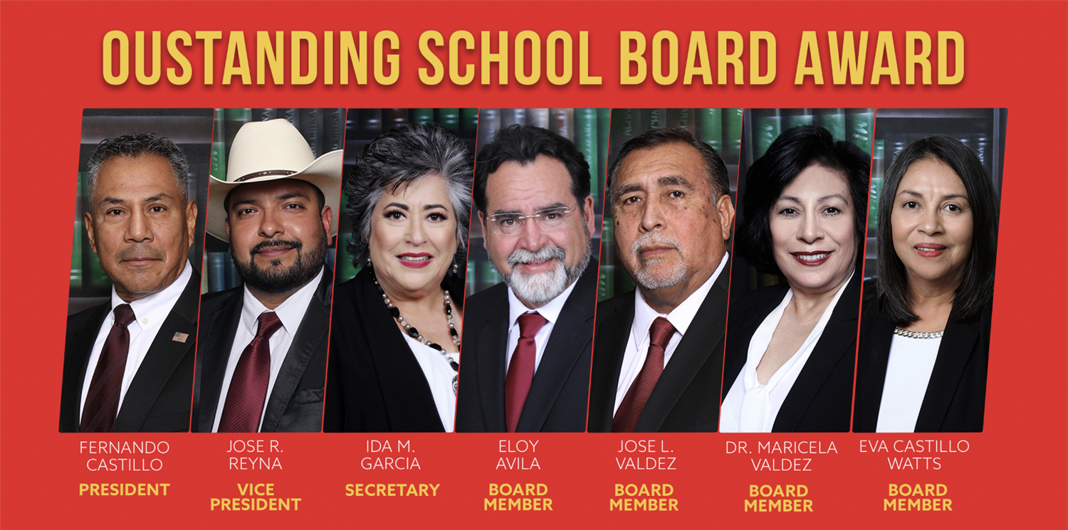  Donna ISD Board of Trustees Named 2024 Outstanding School Board of the Year